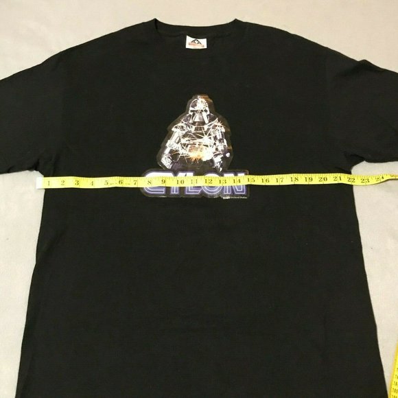 Vintage 1997 Battlestar Galactica Cylon Alstyle T-Shirt Universal Studios - Picture 4 of 6
